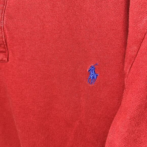 Polo Ralph Lauren Mens Size 3XLT Red Blue Pony Banded Short Sleeve 3 Button Polo - Picture 2 of 6